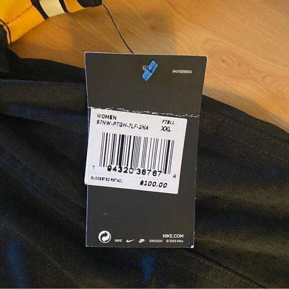 Pittsburgh Steelers Women’s Jersey Nike NFL Unisex Smith-Schuster XXL NWT - Picture 5 of 10